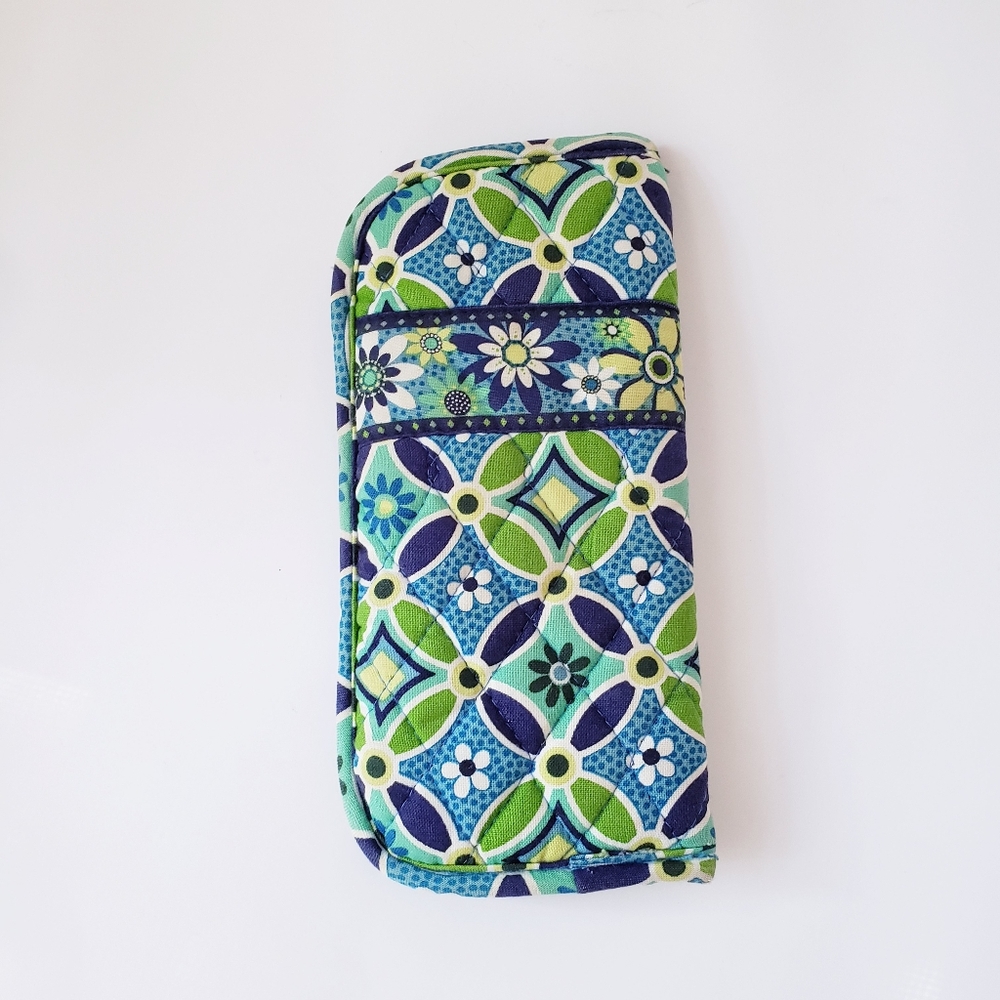 Vintage Vera Bradley Blue Quilted Eyeware Case